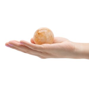 گوی سنگ سیترین 180 گرم
